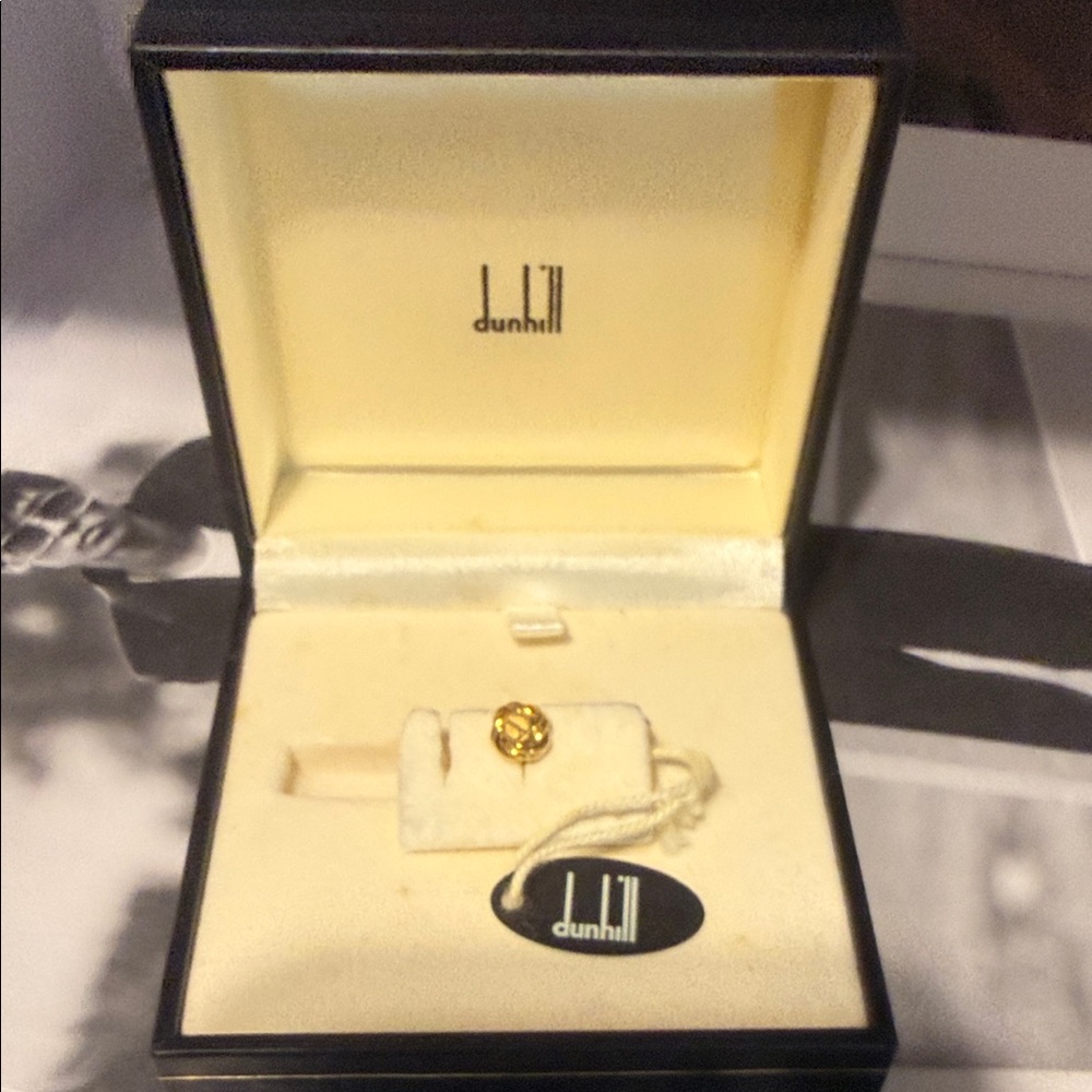 Dunhill Gold tone Tie tack /tie pin